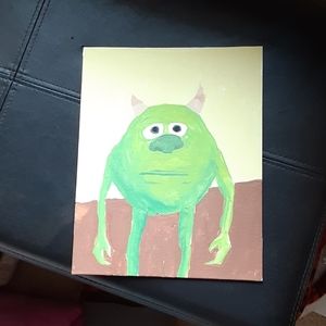Mike Wazoski Meme Painting